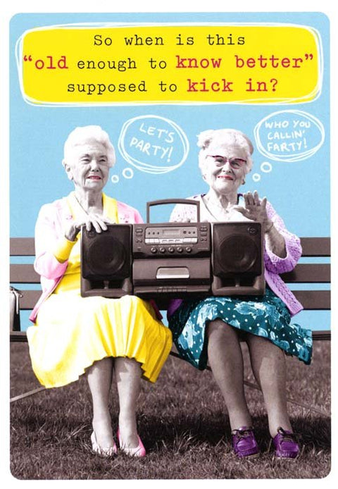 Birthday CardAbacusComedy Card CompanyKnow better