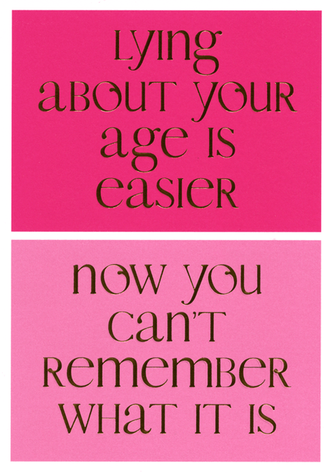 Birthday CardAbacusComedy Card CompanyLying about age