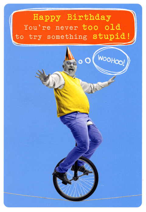 Birthday CardAbacusComedy Card CompanyTry something stupid