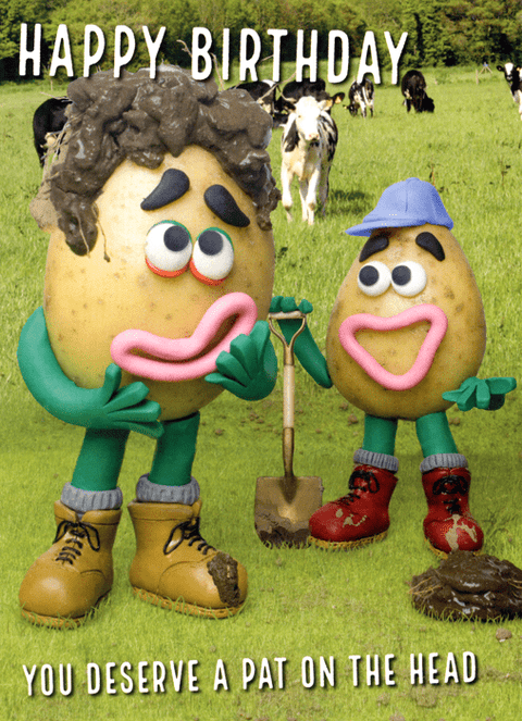 Birthday CardCarte BlancheComedy Card CompanyPat on the head