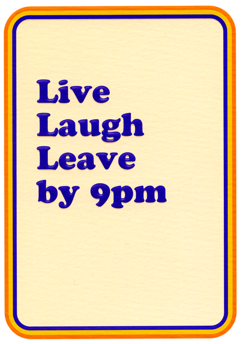 Birthday CardCath TateComedy Card CompanyLive Laugh Leave