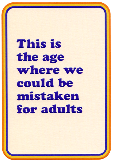Birthday CardCath TateComedy Card CompanyMistaken for adults