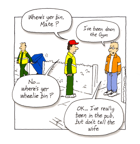 Birthday CardEmotional RescueComedy Card CompanyWhere's yer bin?