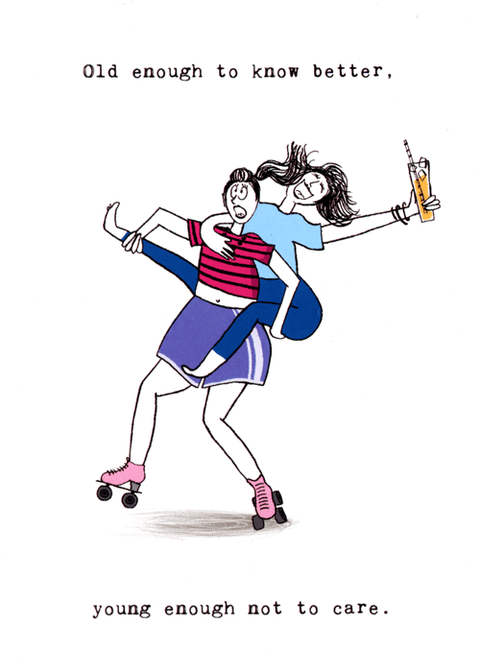 Birthday CardGreat British Card CompanyComedy Card CompanyYoung enough not to care