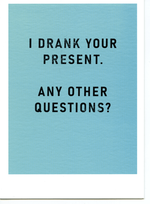 Birthday CardOhh DeerComedy Card CompanyDrank your present