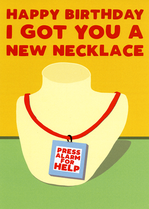 Birthday CardPickled PrintsComedy Card CompanyGot you a necklace