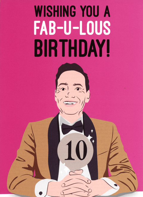 Birthday CardQuitting HollywoodComedy Card CompanyFab - u - lous birthday