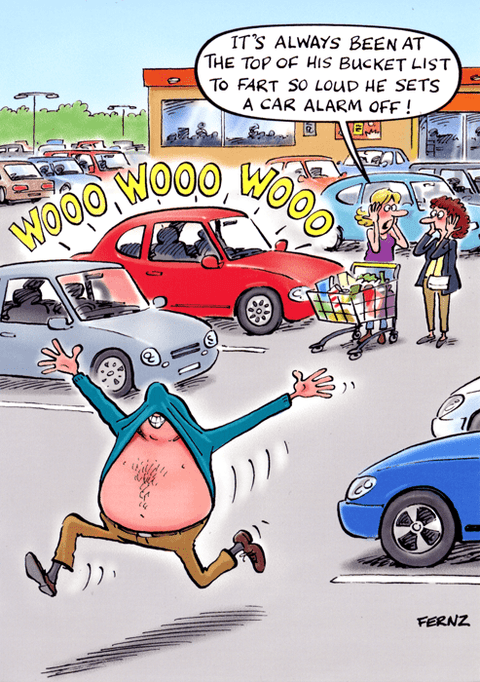 Birthday CardRainbow CardsComedy Card CompanySet off car alarm