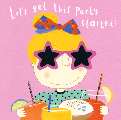 Birthday CardRosie Made a ThingComedy Card CompanyLet's get this party started
