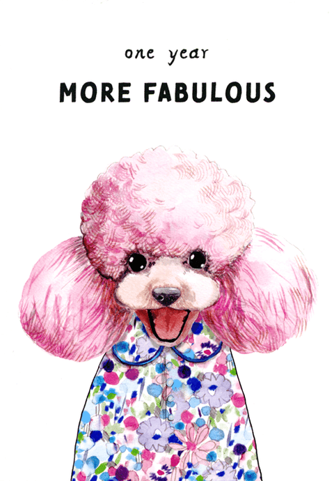 Birthday CardRosie Made a ThingComedy Card CompanyMore Fabulous