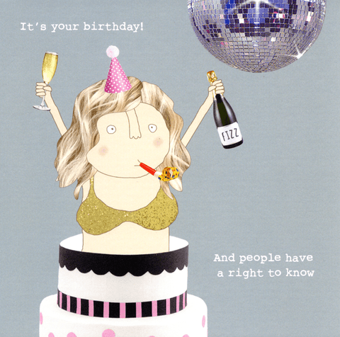 Birthday CardRosie Made a ThingComedy Card CompanyPeople have a right to know