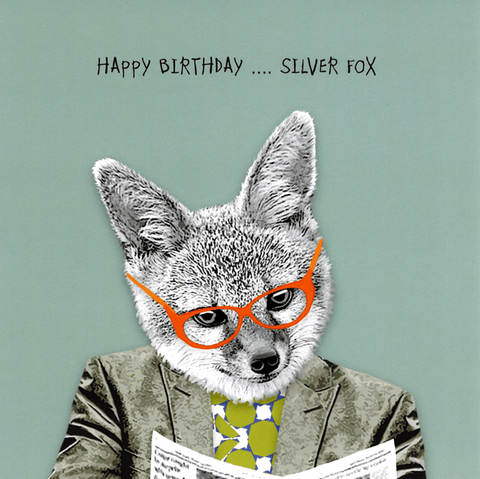 Birthday CardSally ScaffardiComedy Card CompanySilver Fox