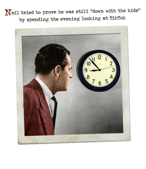 Birthday CardUK GreetingsComedy Card CompanyLooking at TikTok