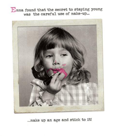 Birthday CardUK GreetingsComedy Card CompanyMake up an age