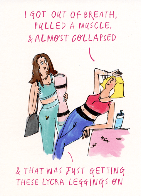 Funny CardsPaperlinkComedy Card CompanyOut of breath
