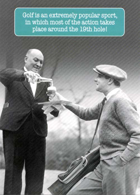 Funny CardsQuitting HollywoodComedy Card CompanyGolf - 19th hole