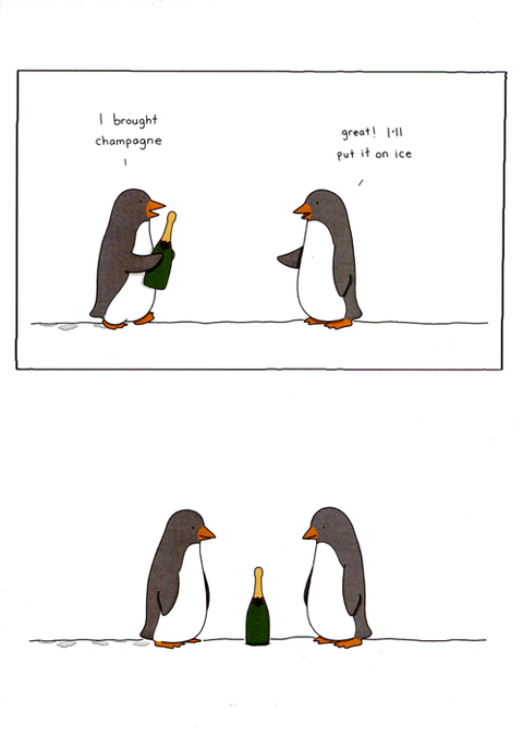 Funny CardsRedbackComedy Card CompanyChampagne on Ice