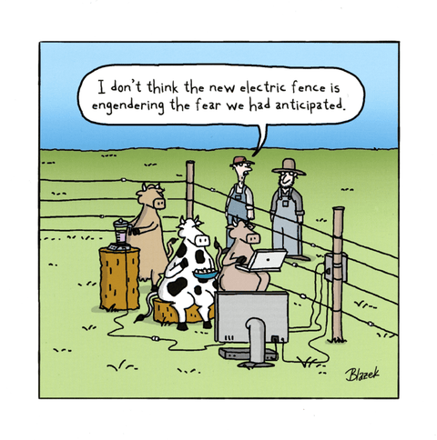 Funny CardsWoodmansterneComedy Card CompanyElectric fence