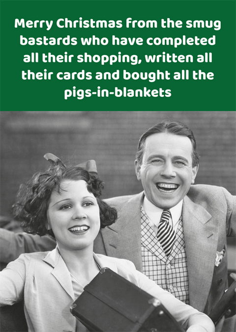Funny Christmas cardsComedy Card CompanyComedy Card CompanyChristmas Smug Bastards