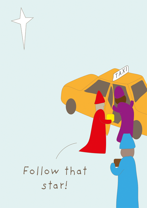 Funny Christmas cardsComedy Card CompanyComedy Card CompanyFollow that star