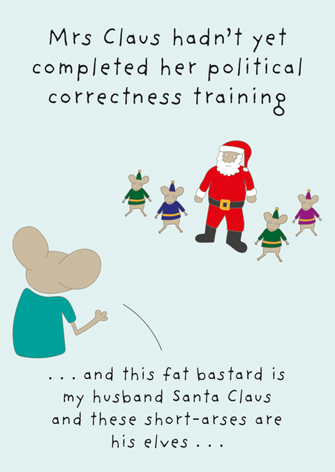 Funny Christmas cardsComedy Card CompanyComedy Card CompanyPolitical Correctness
