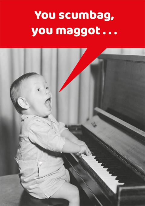 Funny Christmas cardsComedy Card CompanyComedy Card CompanyScumbag, maggot