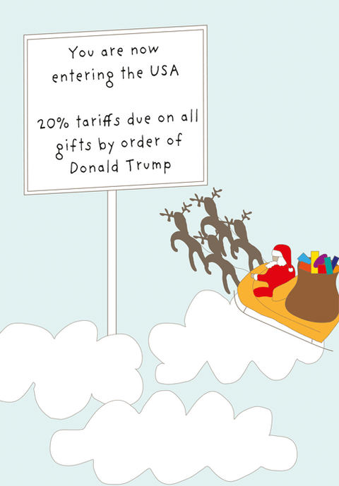 Funny Christmas cardsComedy Card CompanyComedy Card CompanyTrump's Tariffs
