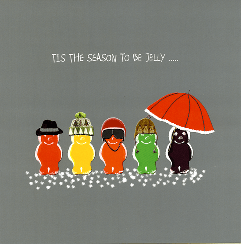 Funny Christmas cardsSally ScaffardiComedy Card CompanySeason to be Jelly