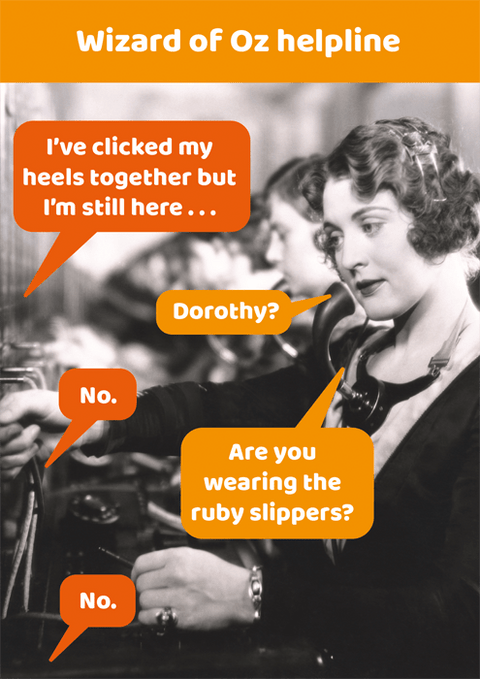 Funny Greeting CardComedy Card CompanyComedy Card CompanyClicked my heels