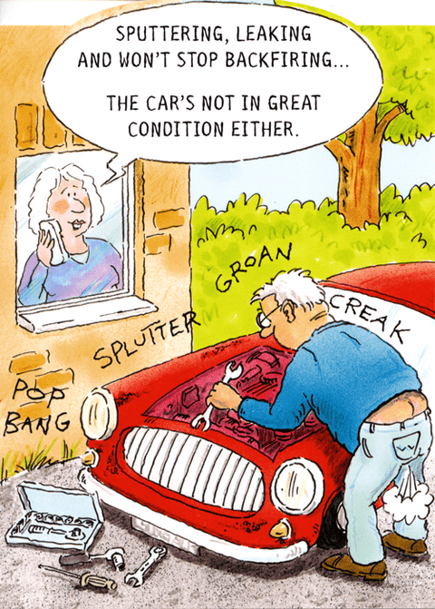 Funny Greeting CardPaperlinkComedy Card CompanyBackfiring