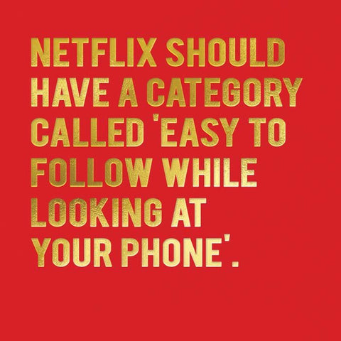 Funny Greeting CardRedbackComedy Card CompanyNetflix