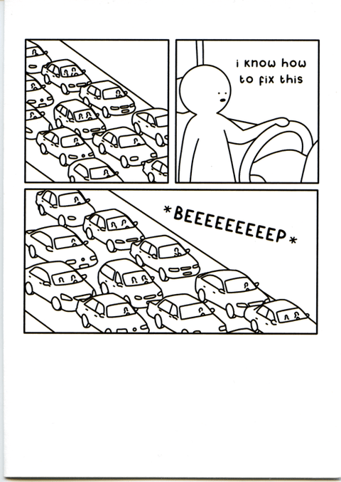 Funny Greeting CardRedbackComedy Card CompanyTraffic Jam