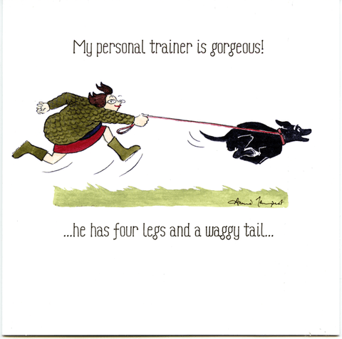 Funny Greeting CardWoodmansterneComedy Card CompanyPersonal Trainer