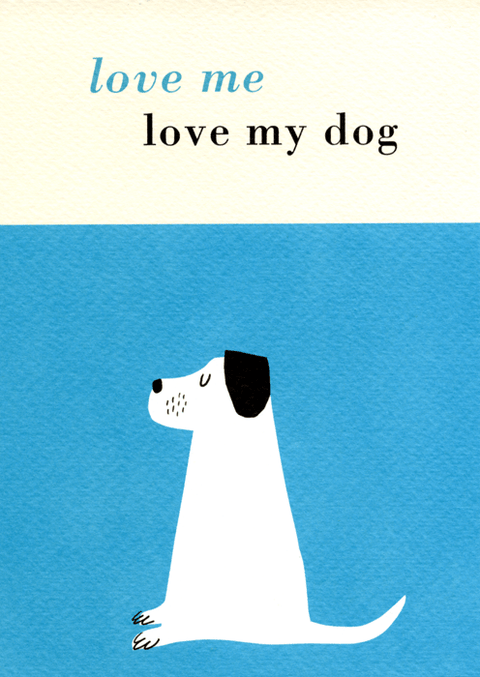 humorous greeting cardArtpressComedy Card CompanyLove my dog