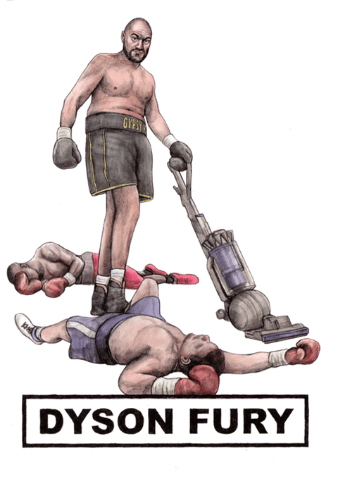 humorous greeting cardQuite Good CardsComedy Card CompanyDyson Fury