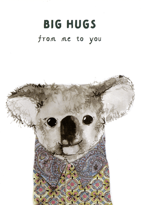 humorous greeting cardRosie Made a ThingComedy Card CompanyBig Hugs