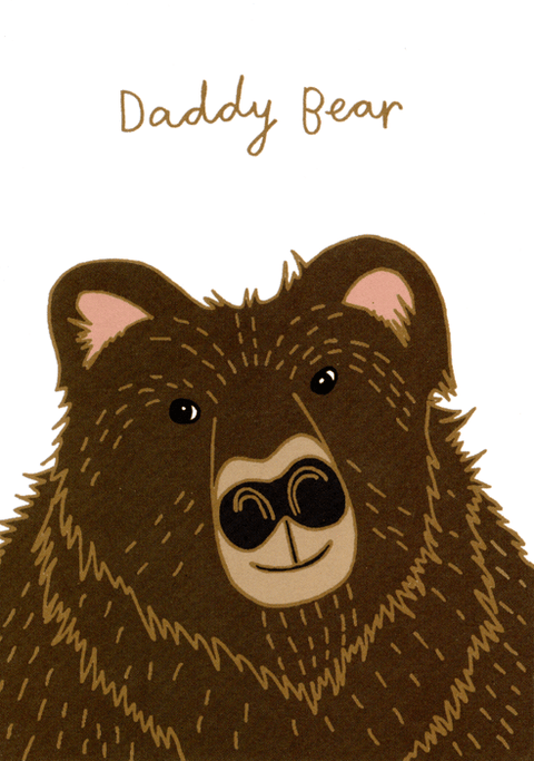humorous greeting cardRosie Made a ThingComedy Card CompanyDaddy Bear
