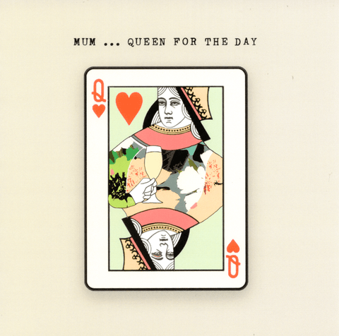 humorous greeting cardSally ScaffardiComedy Card CompanyQueen for the Day
