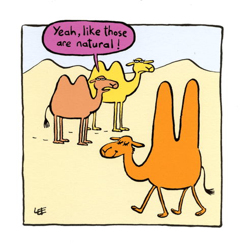 humorous greeting cardWoodmansterneComedy Card CompanyLook natural