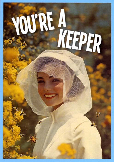 Love / Anniversary cardsKiss me KwikComedy Card CompanyYou're a keeper