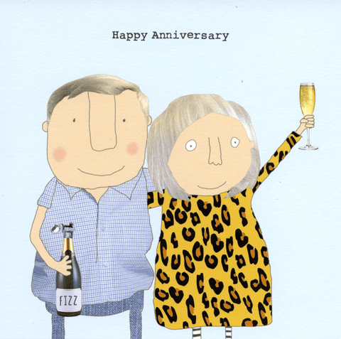 Love / Anniversary cardsRosie Made a ThingComedy Card CompanyBottle of Fizz - Anniversary