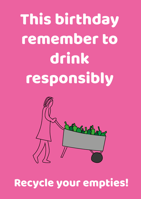 Birthday - Drink responsibly