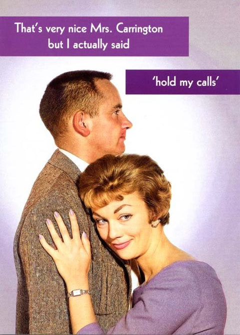 Rude CardsQuitting HollywoodComedy Card CompanyHold my calls