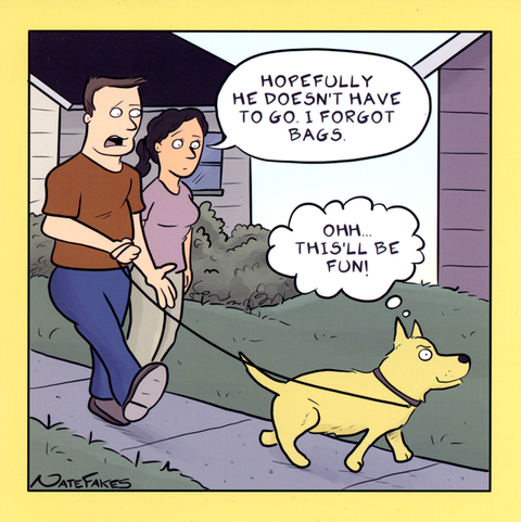 Forgot poo bags