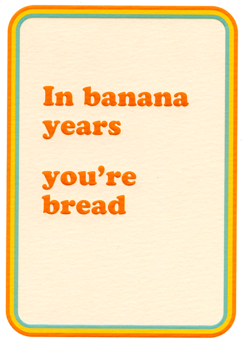 Birthday CardCath TateComedy Card CompanyBanana years