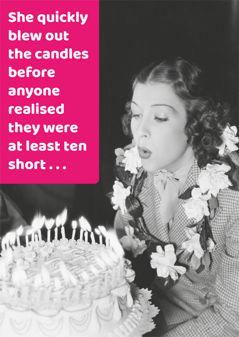 Birthday CardComedy Card CompanyComedy Card CompanyBlew out birthday candles