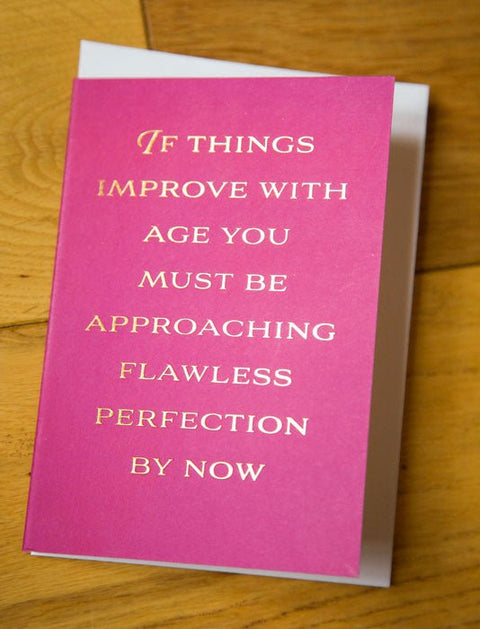 Birthday CardComedy Card CompanyComedy Card CompanyFOIL - Flawless Perfection