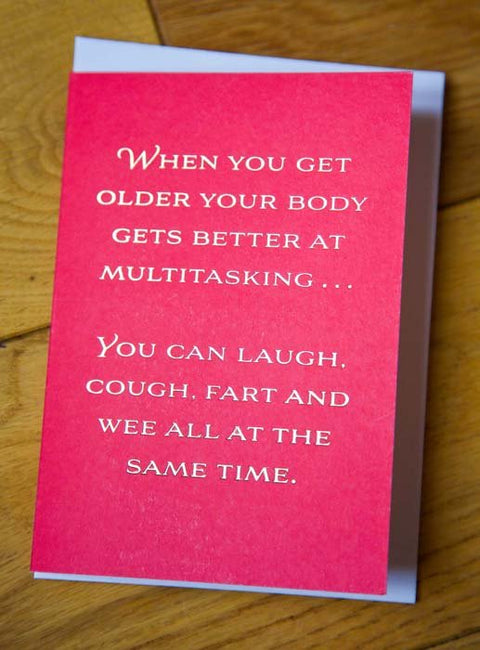 Birthday CardComedy Card CompanyComedy Card CompanyFOIL - Multitasking