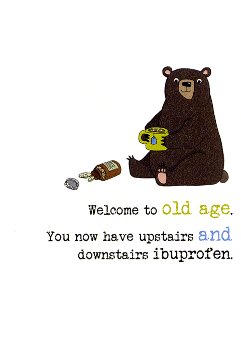 Birthday CardDandelion StationeryComedy Card CompanyIbuprofen upstairs and downstairs