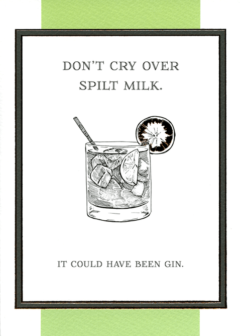 Birthday CardGreat British Card CompanyComedy Card CompanyDon't cry over spilt milk